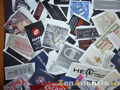 Etiquetas ropa tejidas de alta calidad